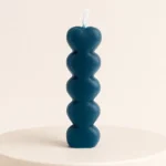 Stacked Hearts Pillar Candle - Image 5